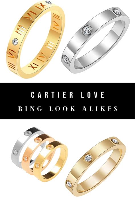 cartier rings dupe|cartier look alike ring.